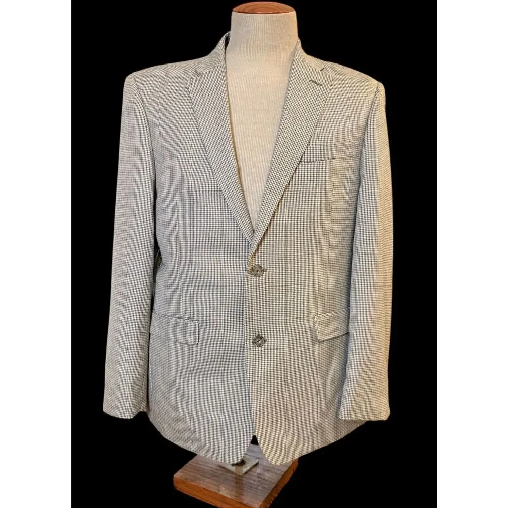 Tommy Hilfiger Micro Houndstooth 2-Button Sport Coat 42R